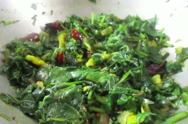 PALAK THOTAKOORA FRY ||  HEALTHY  RECIPES || THOTAKOORA PALAK || SHALLOW FRY