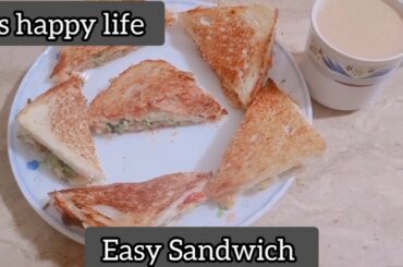 Healthy and easy SANDWICH recipe by it's happy life