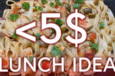 Quick and Easy Pasta with Chicken, Tomatoes and Olives - Lunch Idea 1