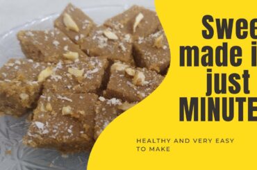 Healthy Jaggery Aata Barfi | Cooking Kitchen | Indian recipes.