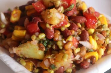 Sprouts Salad Recipe - Immune Boosting Food - Healthy Breakfast - Healthy Snacks (Diet Food) - Salad