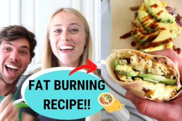 My Go-To Healthy Breakfast Burrito Recipe [Optimize Fat Burning]