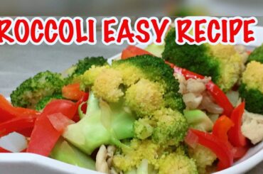 BROCCOLI EASY RECIPE || RESEP MUDAH BROCCOLI || ENGLISH-INDONESIA SUBTITLES