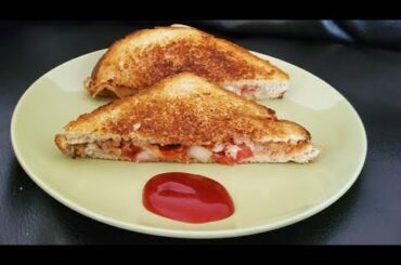 #Breadsandwich| Bread Sandwich on Tawa Recipe | Quick Bread Sandwich Recipe |  Easy Breakfast |