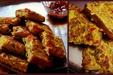 Masala Bread Snacks Recipe |Spicy Masala Bread Toast | Quick & easy Snacks | : Happy Home Diary