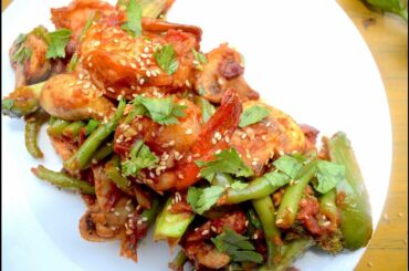 Pan Fried Prawns | Dinner Recipes | Diet Food