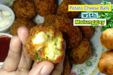 Potato Cheese Balls with Malunggay Leaves | Snacks Ideas #Yummy #Snacks