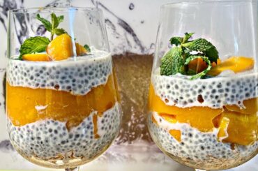 Mango Chia Pudding | Healthy Breakfast Recipe | Chia Pudding | Summer Drink | Cook with Fakhara