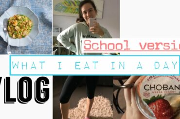 WHAT I EAT IN A DAY- AT SCHOOL{healthy recipes, balanced} Angelle Melissa