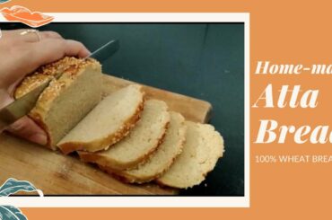 HOMEMADE ATTA (WHEAT) BREAD (ALL NATURAL | 100% WHOLEWHEAT | NO OVEN | NO CHEMICALS | HEALTHY BREAD)