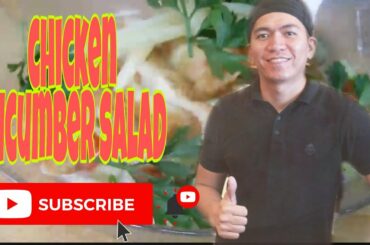 Quick RECIPE "CHICKEN CUCUMBER SALAD" HEALTHY
