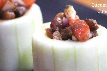 Cucumber Salad -Healthy and Delicious Salad Recipe - Cucumber Cups - Rj Payal's Kitchen