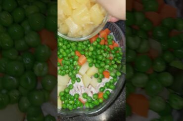 Healthy salad.Russian salad.