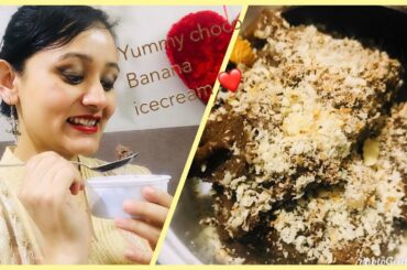 Tried and tested few lockdown recipes, sharing my favourite "healthy" recipe: Choco Banana IceCream!
