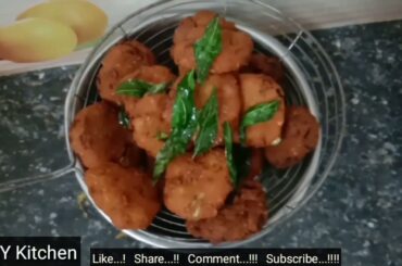 Making of tasty and healthy snacks - Vazhaithandu vadai - JAEY kitchen 11