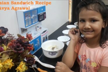 Russian Sandwich Recipe | Delicious Healthy Vegetable Sandwich | Avya Agrawal | 5year Old| UD Studio