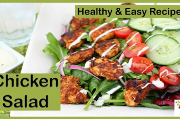 CHICKEN SALAD | Healthy & Quick Recipe | Weight Loss | By AYESHA'S KITCHENETTE