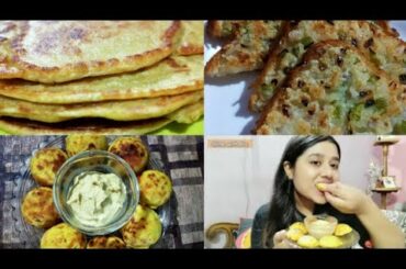 shared 3 recipes | healthy and tasty | paddu, rava bread toast and pan cake | Shine with Ria