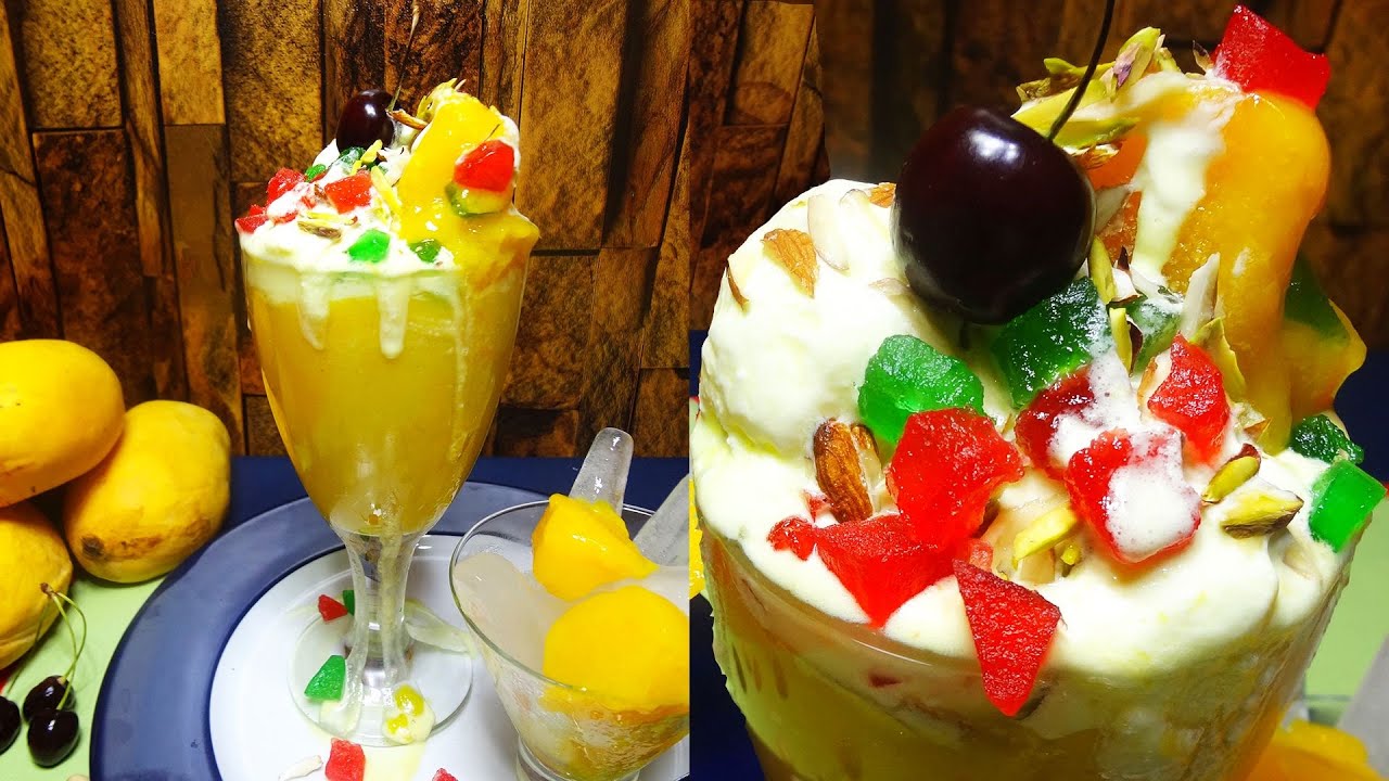 Mango Mastani Recipe By Healthy Cooking with Rabia and Zahid Mango Mastani Recipe By Healthy Cooking with Rabia and Zahid