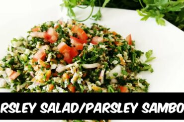 Parsley Salad/Parsley Sambol By-Tantalizing Food#parsleysalad#parsleysambol#healthysaladrecipes