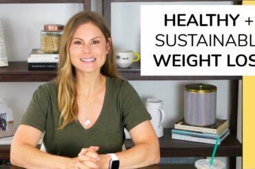 6 NATURAL WEIGHT LOSS TIPS | healthy + sustainable