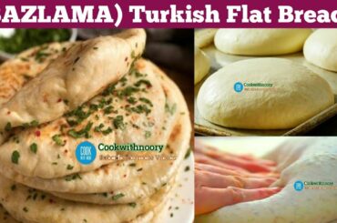 TURKISH FLAT BREAD RECIPE | BAZLAMA BREAD | THE MOST DELICIOUS AND EASY BREAD YOU WILL EVER MAKE