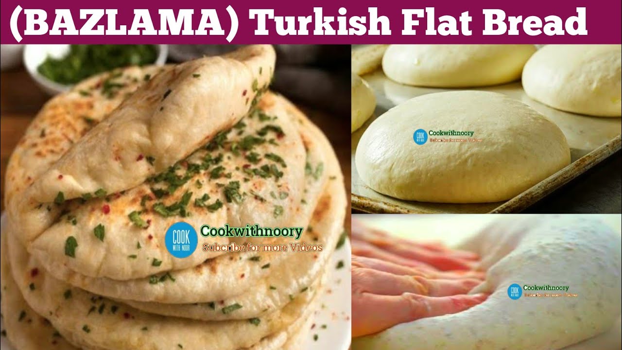 TURKISH FLAT BREAD RECIPE | BAZLAMA BREAD | THE MOST DELICIOUS AND EASY BREAD YOU WILL EVER MAKE TURKISH FLAT BREAD RECIPE | BAZLAMA BREAD | THE MOST DELICIOUS AND EASY BREAD YOU WILL EVER MAKE
