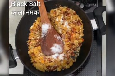 Pohe Namkeen - Roasted Poha Chivda Recipe - Healthy Snacks - Tea Snacks