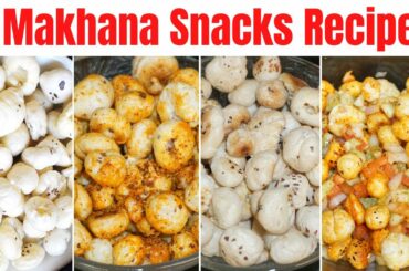 4 Makhana Recipes - Healthy Snacks for Weight Loss | How to Roast Makhana at Home - Vibrant Varsha