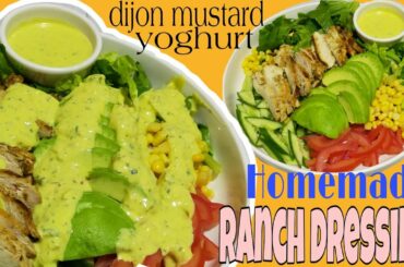 Ranch Dressing Recipe and Healthy Salad