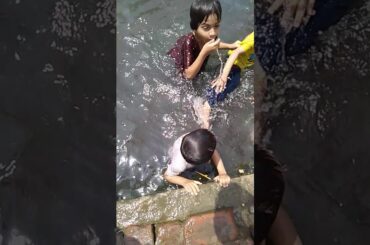 Village children's sweeming with Desi Healthy Recipe