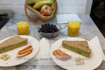 Avocado Toast, Almond Butter Banana Sandwich & Whipped Coffee! Healthy, Easy & Tasty Breakfasts!