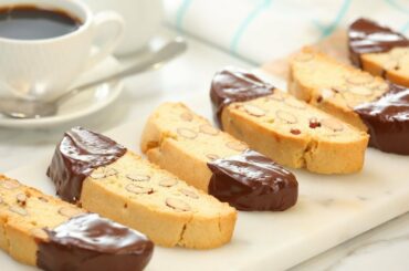 Chocolate Dipped Biscotti Recipe | The Perfect Cookie with Coffee