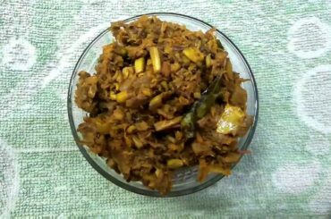 Vazhaipoo Poriyal - Vazhaipoo Poriyal Recipe In Tamil - Healthy Food for All Age's Vazhaipoo Poriyal