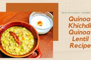 Healthy Quinoa|Navane Vegetable Khichdi in Instant Pot/Pressure cooker - Healthy Lunch/Dinner ideas!