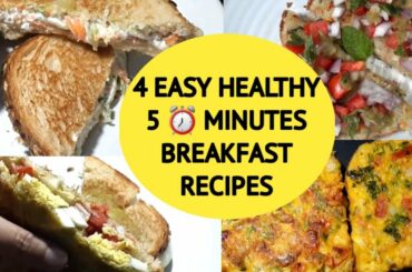 5Min.Quick Healthy Breakfast Recipes|Super Tasty Easy|Quick Healthy Snacks By Cook With Azra Anwar