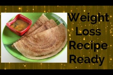 Healthy Weight Loss Recipe Kambu Dosai Ready