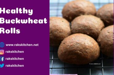Healthy buckwheat flour dinner rolls recipe, savory dinner rolls