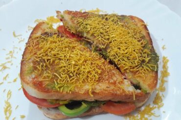 Bombay Cheese Masala Toast Sandwich | Indian Street Food Recipe | Bombay Cheese Masala Toast