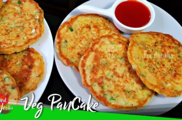 Vegetable Pancake | Easy and Quick Instant Breakfast Recipe | Healthy Breakfast Recipe | Foodworks