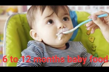 6 to 12 months baby healthy food.Which you can give any time.