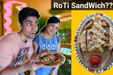 Roti Sandwich Recipe | Roti Pizza | Recycle leftover Roti & Sabji | Healthy breakfast | Oh Yeah!!
