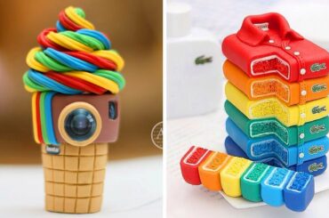 The Best Rainbow Cake Decorating Ideas | So Yummy Cake Decorating Recipes | Yummy Cookies