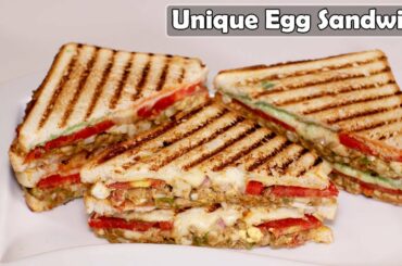 Masala Egg Sandwich Recipe | Quick and Easy Breakfast Recipe | Kitchen With Amna