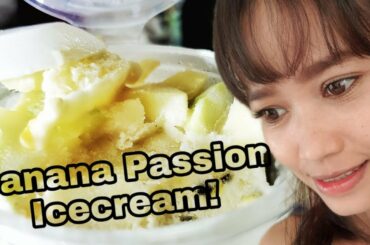 Banana Passion Ice Cream Recipe | Healthy Khmer Recipes | LG V40 Life