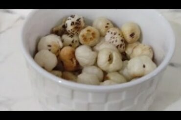 Namkeen phool makhana / Namkeen lotus seed /healthy recipes /less oil /healthy snacks