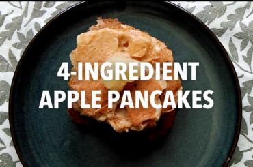 4-ingredient spelt & apple pancakes - Healthy Food Guide