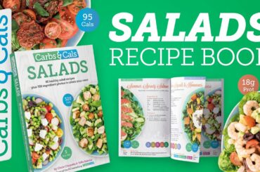 SALADS Recipe Book by Carbs & Cals