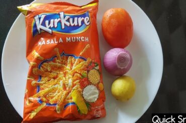 Quick Evening Snack Recipe | Very Tasty Evening Snacks | One Minute Kurkure Chat Lockdown Recipes