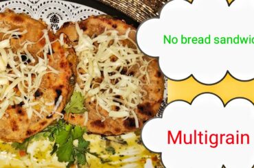 MULTIGRAIN SCHEZWAN SANDWICH || Healthy dinner for kids || No bread or yeast needed from outside